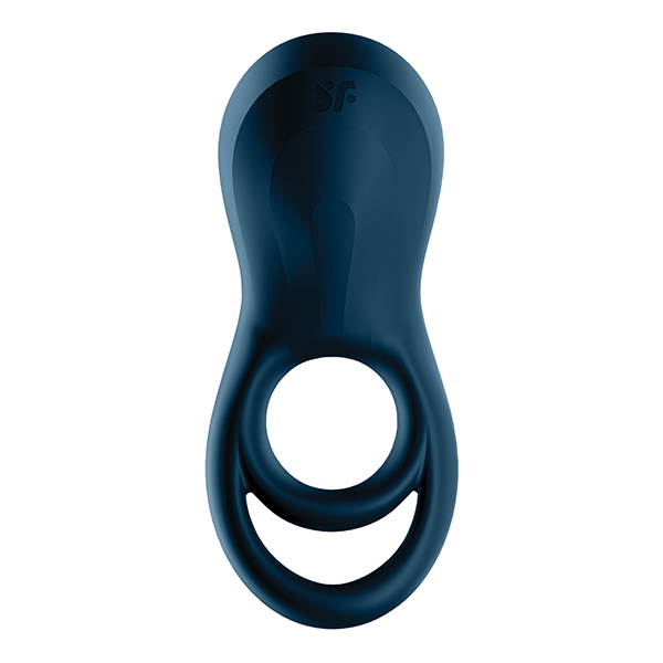 Satisfyer Epic Duo Ring Vibrator - Dark Blue - Image 5