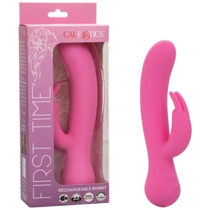 First Time Rechargeable Rabbit Vibrator - Pink