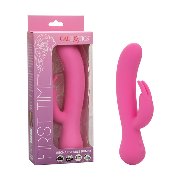 First Time Rechargeable Rabbit Vibrator - Pink