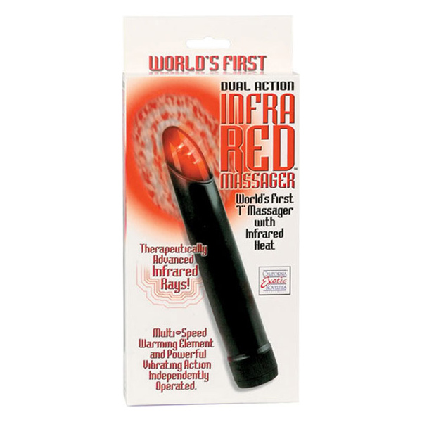 Dual Action Infra Red Massager - Multi Speed Black