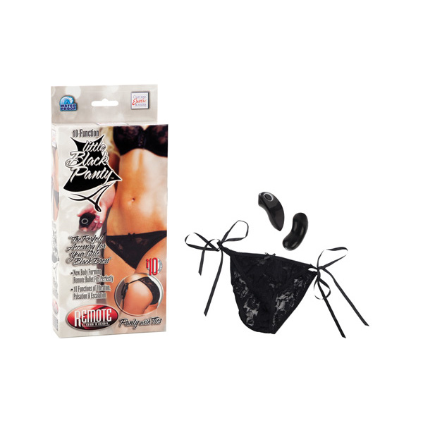 Jack Rabbit Remote Control Little Black Panty - 10 Function