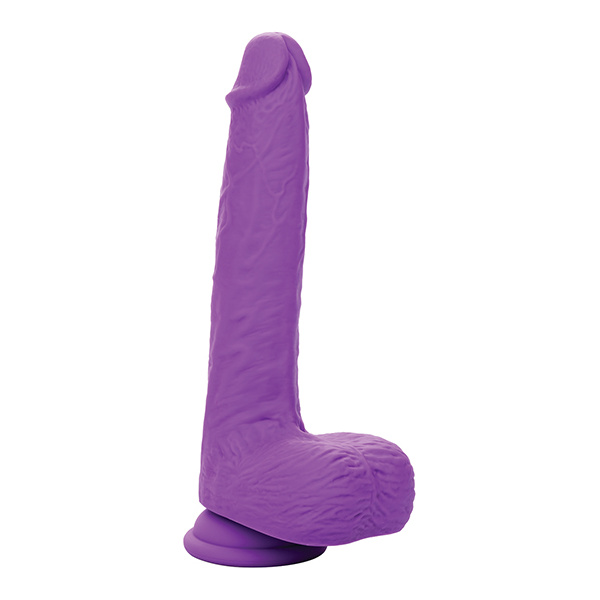 Silicone Studs Rechargeable Gyrating & Thrusting Vibrator - Purple - Image 4