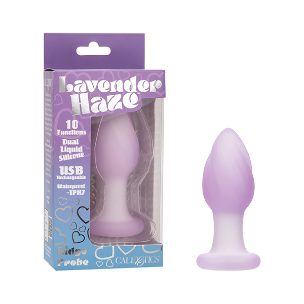 Lavender Haze Ridge Anal Probe - Lavender-White