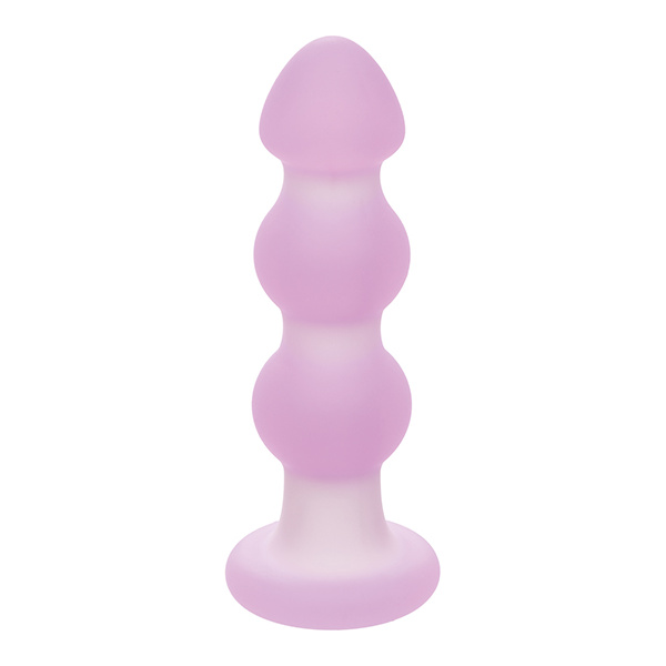 Lavender Haze Beaded Anal Probe - Lavender-White - Image 3