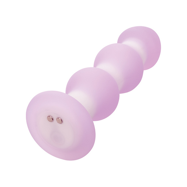 Lavender Haze Beaded Anal Probe - Lavender-White - Image 4