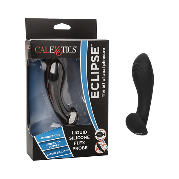 Eclipse Liquid Silicone Flex Probe - Black