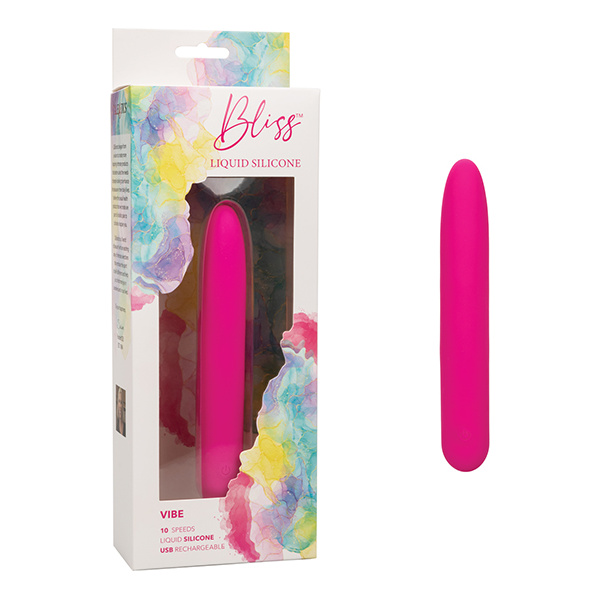 Bliss Liquid Silicone Vibe - Pink