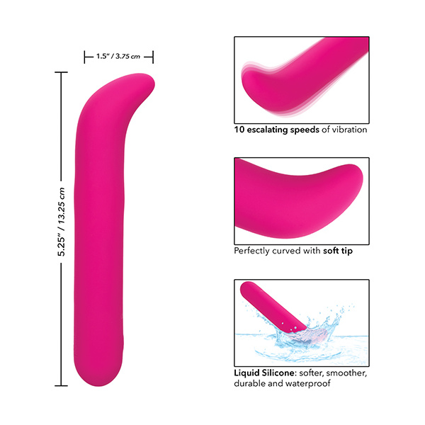 Bliss Liquid Silicone G Vibe - Pink - Image 4