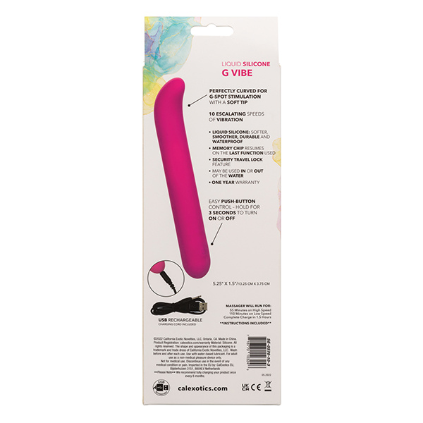 Bliss Liquid Silicone G Vibe - Pink - Image 5