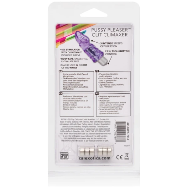 Pussy Pleaser Clit Climaxer - Purple - Image 3
