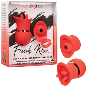 French Kiss Suck & Play Interchangeable Set - Red