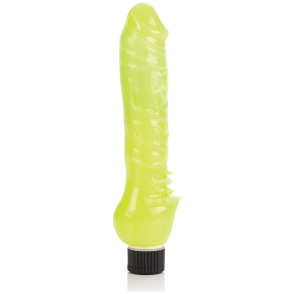 Glow In The Dark 7" Jelly Penis Vibe - Image 4