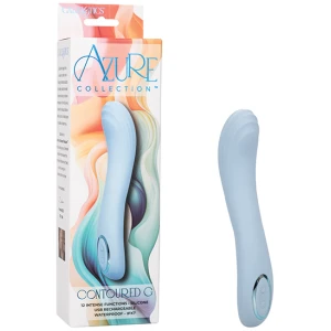 Azure Collection Contoured G Vibrator - Blue