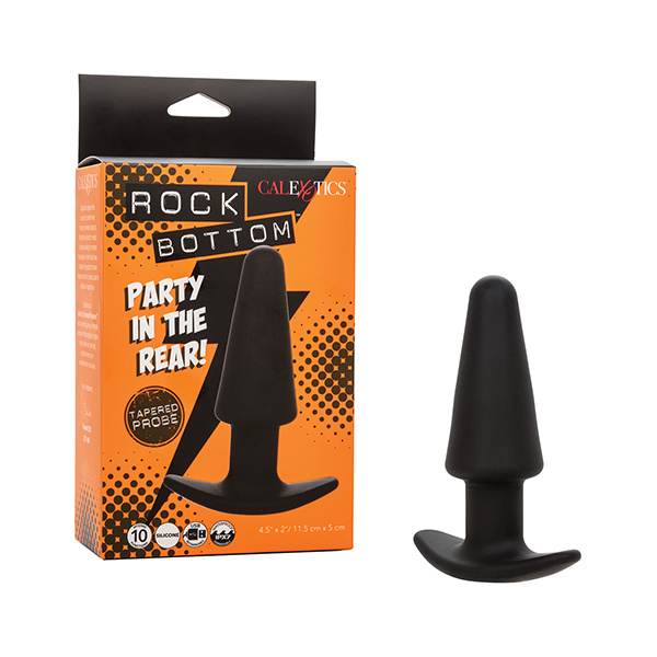 Rock Bottom Tapered Anal Probe - Black