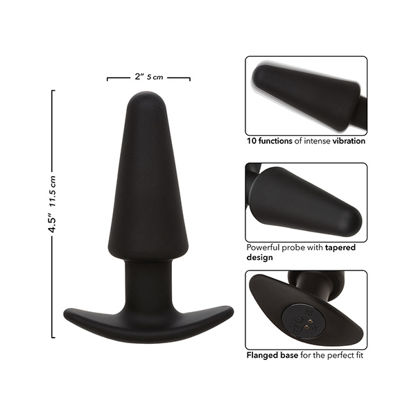 Rock Bottom Tapered Anal Probe - Black - Image 3