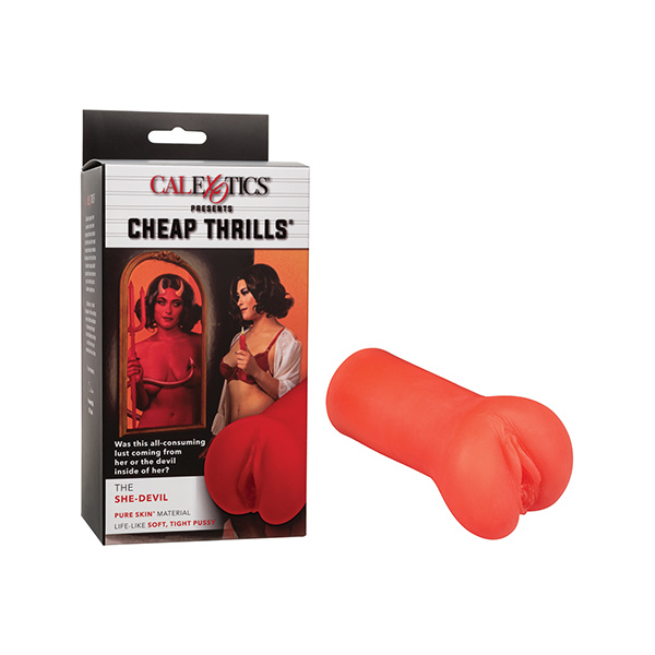 Cheap Thrills The She-Devil Pussy Masturbator - Red