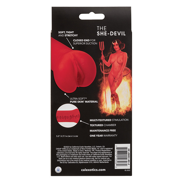 Cheap Thrills The She-Devil Pussy Masturbator - Red - Image 5