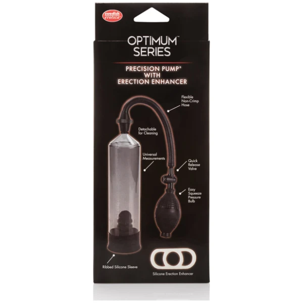 Optimum Series Precision Pump With Erection Enhancer - Smoke - Image 2