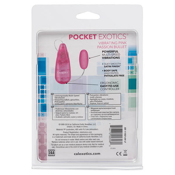Pocket Exotics Bullet - Pink Passion - Image 4