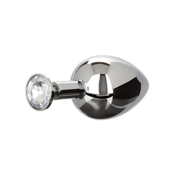 Star Fucker XL Teardrop Gem Plug w-Silicone Enhancer - Black - Image 2