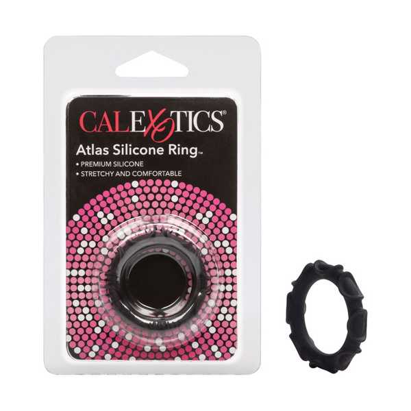 Adonis Atlas Silicone Ring - Black