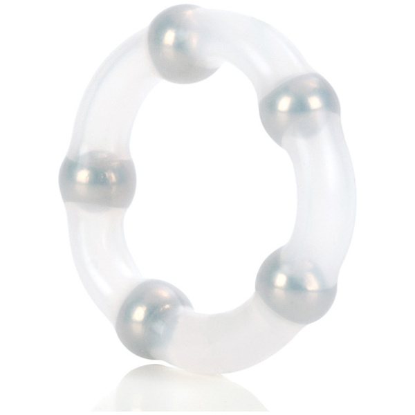 Metallic Bead Ring - Clear - Image 3