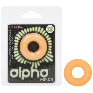 Alpha Liquid Silicone Glow in the Dark Prolong Cock Ring