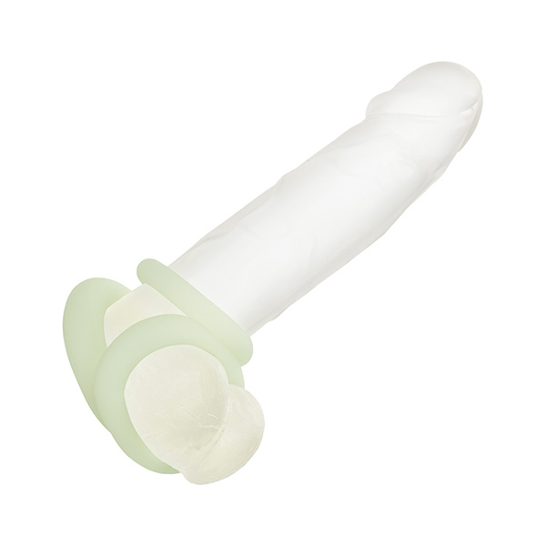 Alpha Liquid Silicone Glow in the Dark Cock Ring - Set of 3 - Image 4