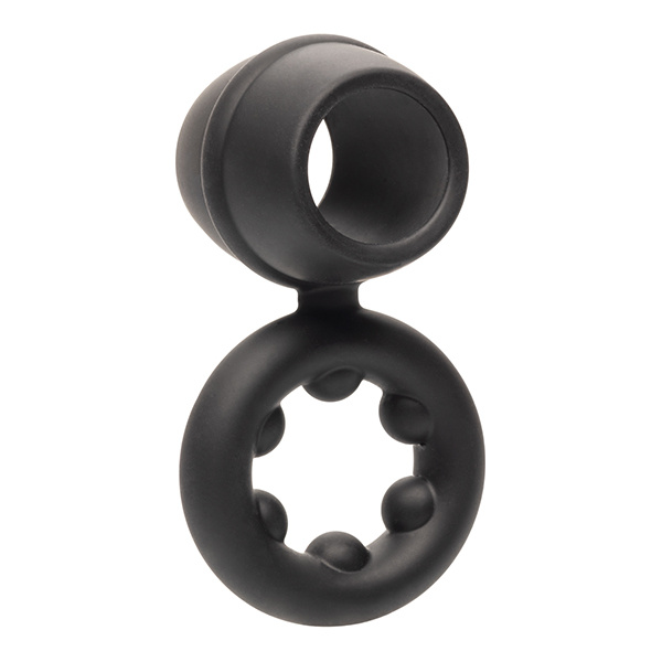 Alpha Liquid Silicone Dual Magnum Ring - Black - Image 3