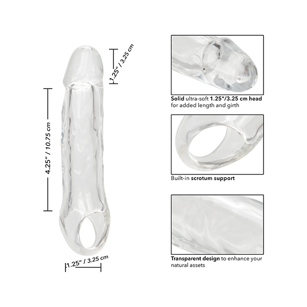 Performance Maxx 5.5" Penis Extension - Clear - Image 4