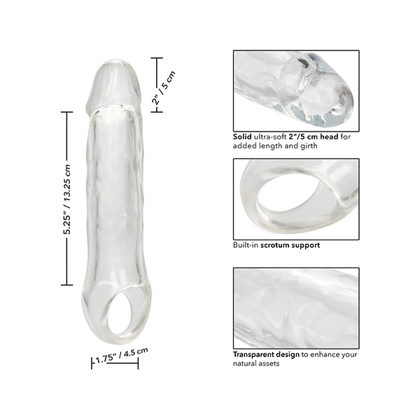 Performance Maxx 7.5" Penis Extension - Clear - Image 3