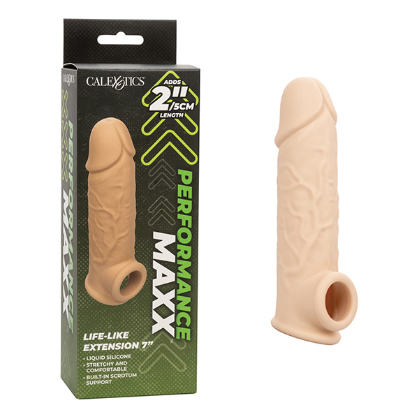 Performance Maxx Life-Like 7" Penis Extension - Ivory