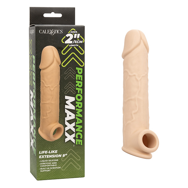 Performance Maxx Life-Like 8" Penis Extension - Ivory