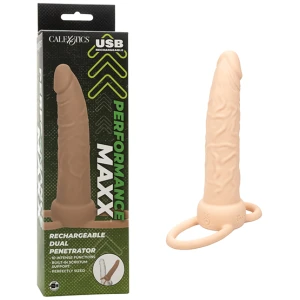 Performance Maxx Rechargeable Dual Penetrator - Ivory