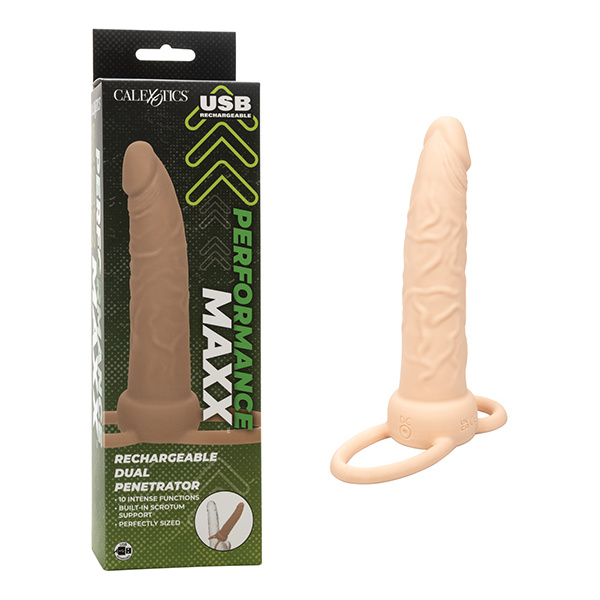 Performance Maxx Rechargeable Dual Penetrator - Ivory