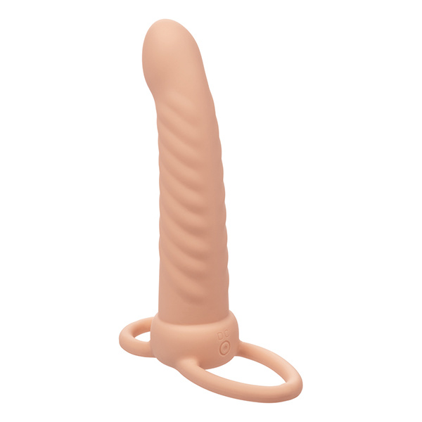 Performance Maxx Rechargeable Ribbed Dual Penetrator - Ivory - Image 4