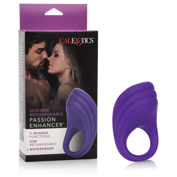 Silicone Rechargeable Passion Enhancer - Purple