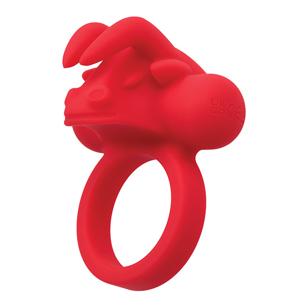 Couple's Enhancer Silicone Rechargeable The Matador Enhancer w-Triple Stimulation - Red - Image 2