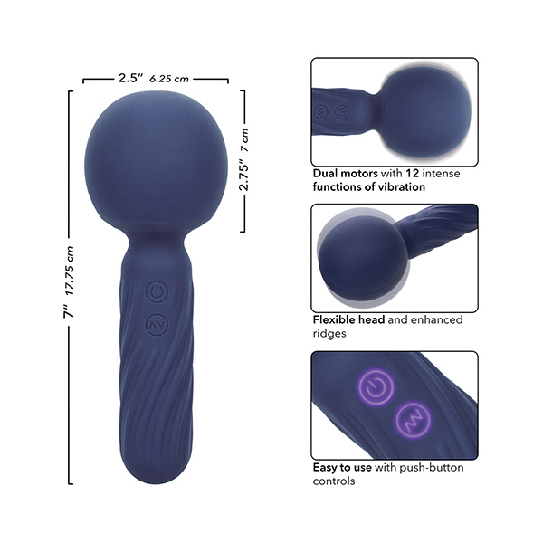 Charisma Seduction Massager - Blue - Image 3