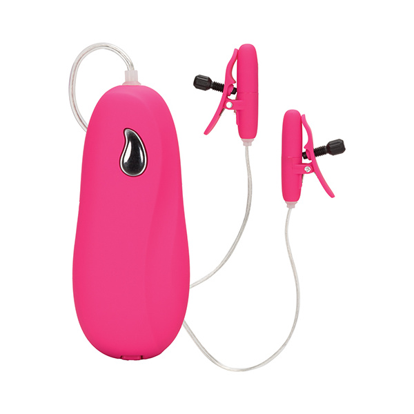 Nipple Play Vibrating Heated Nipple Teasers - Pink - Image 5