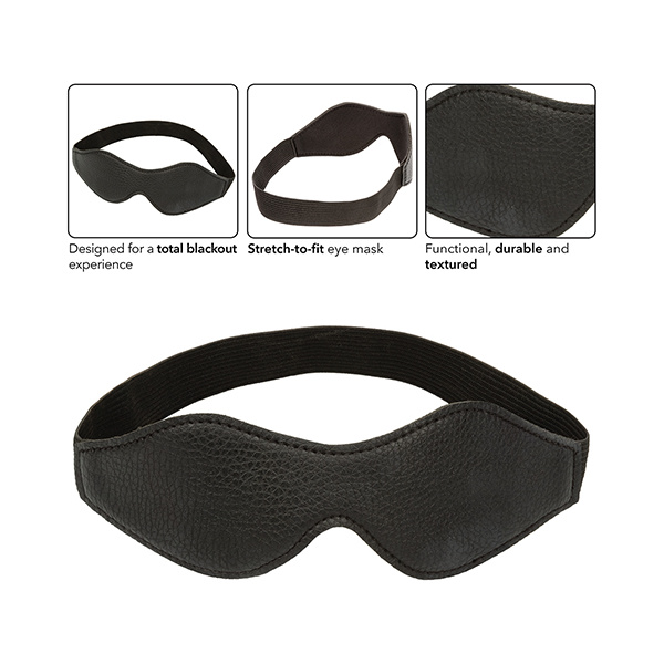 Nocturnal Collection Stretch to Fit Eye Mask - Black - Image 4