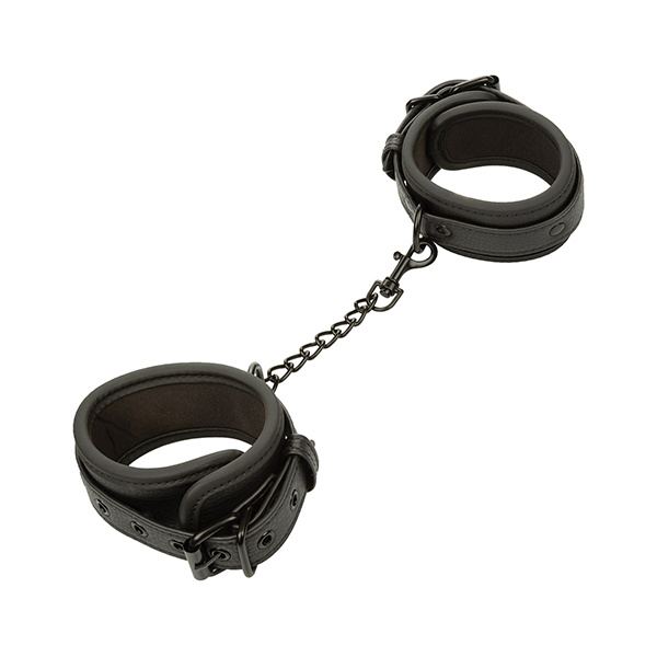 Nocturnal Collection Adjustable Ankle Cuffs - Black - Image 2