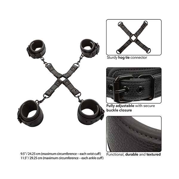 Nocturnal Collection Adjustable Hog Tie - Black - Image 3