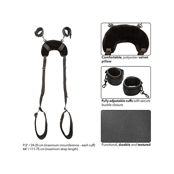 Nocturnal Collection Position Strap w-Pillow - Black - Image 5