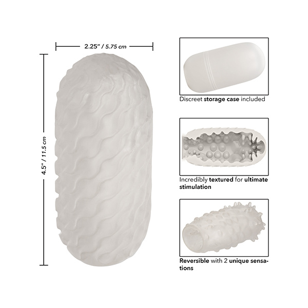 Boundless Reversible Nubby Stroker - White - Image 2