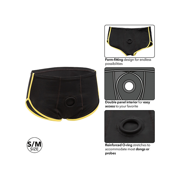 Boundless Boxer Brief - Black/Yellow - Image 5