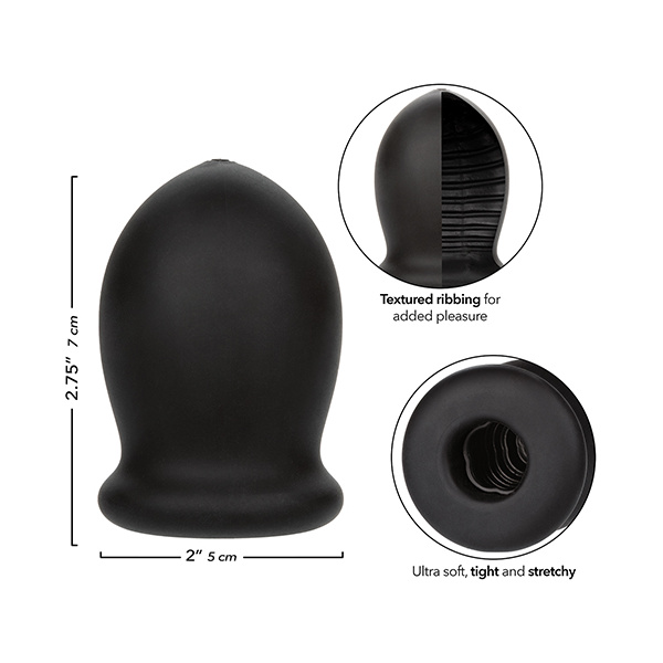 Boundless Rechargeable Vibrating Stroker - Black - Image 4