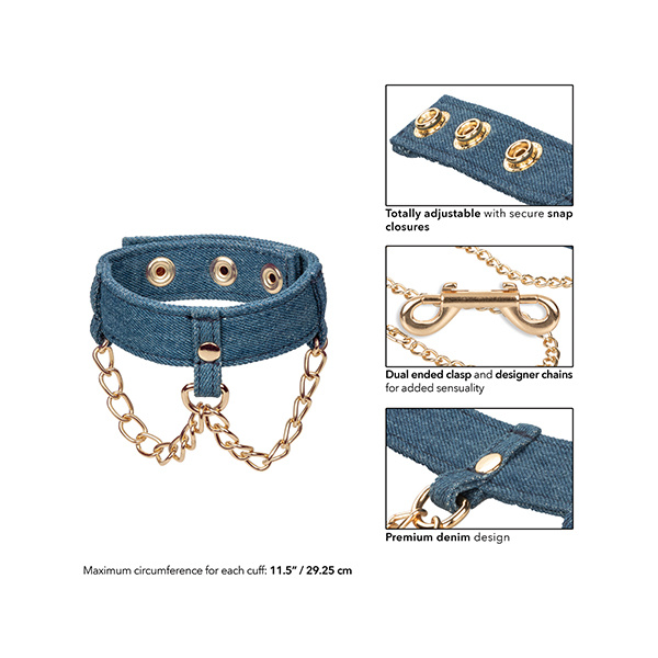 Ride 'Em Premium Denim Collection Ankle Cuffs - Image 4