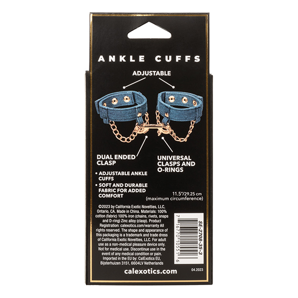 Ride 'Em Premium Denim Collection Ankle Cuffs - Image 2