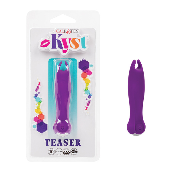 Kyst Teaser Stimulator w-Flickering Ticklers - Purple